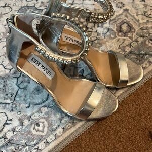 Steve Madden Silver Women's Sandals